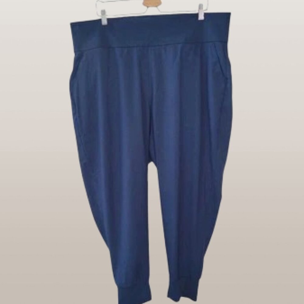 New ADIDAS Golf  Womens 3x Collegiate Navy Regular Fit Golf Pants/Jogger Pant
